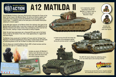 Bolt Action: A12 Matilda II WWII Infantry Tank