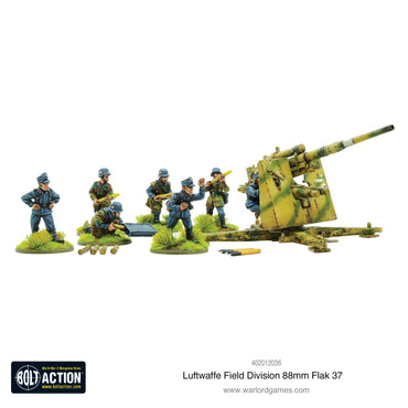 Bolt Action: German Luftwaffe Field Division 8.8cm Flak 37 AA/AT Gun