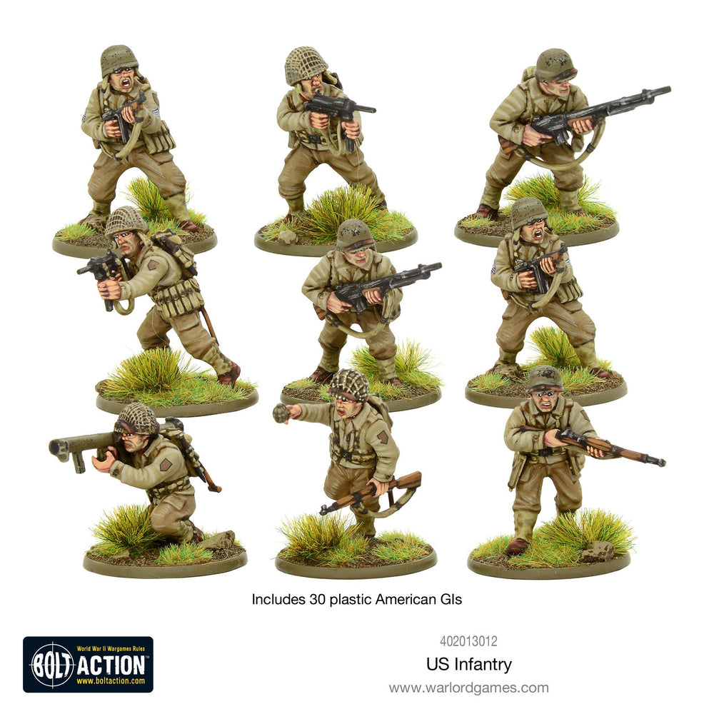 Bolt Action: US Infantry WWII American GIs