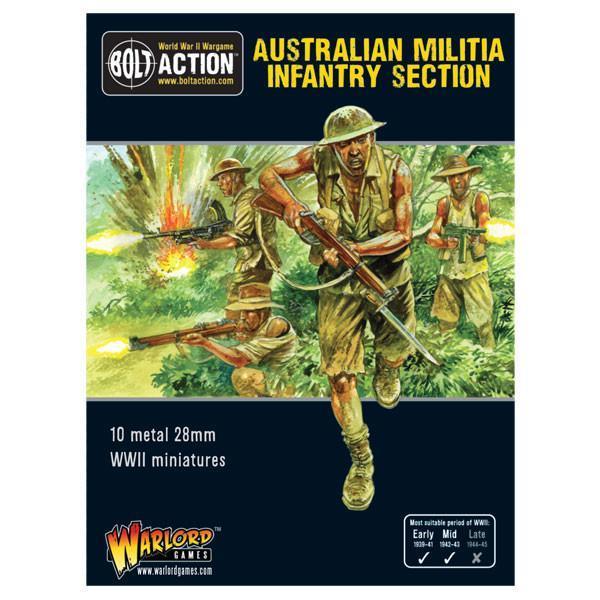 Bolt Action: Australian Militia Infantry Section