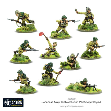 Bolt Action: Japanese Army Teishin Shudan Parratrooper Squad