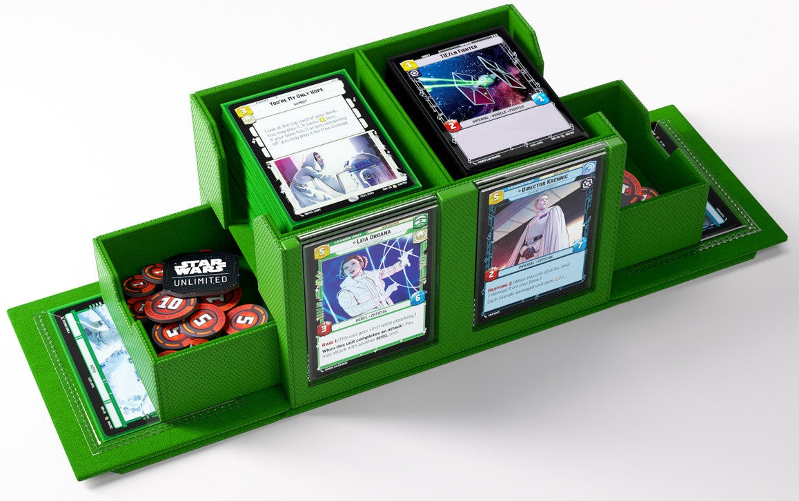 Gamegenic: Star Wars Unlimited: Double Deck Pod Green