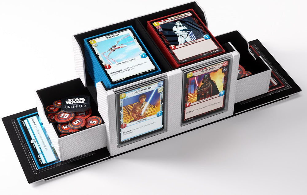 Gamegenic: Star Wars Unlimited: Double Deck Pod White/Black