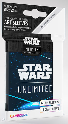 Gamegenic: Star Wars Unlimited: Art Sleeves Space Blue