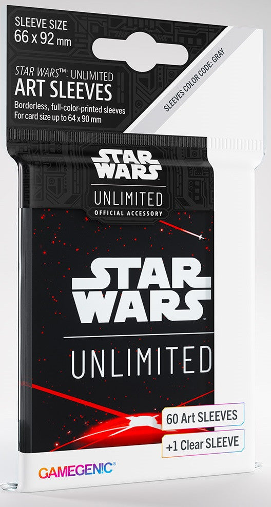 Gamegenic: Star Wars Unlimited: Art Sleeves Space Red