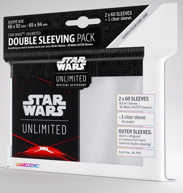 Gamegenic: Star Wars Unlimited: Art Sleeves Double Sleeving Pack Space Red