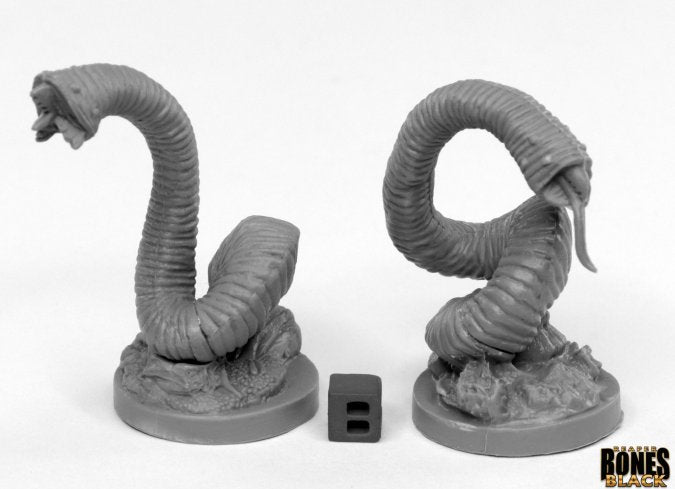 Reaper Bones Black: Giant Leeches (2)