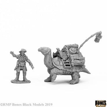 Reaper Bones Black: Dreadmere Tortoise & Drayman