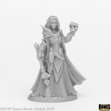 Reaper Bones Black: Dark Elf Priestess