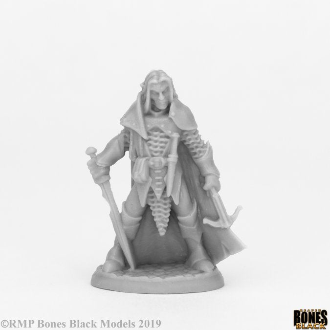 Reaper Bones Black: Dark Elf Male Warrior