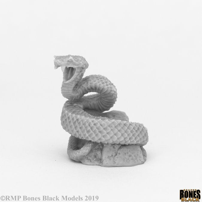 Reaper Miniatures Bones Black: Giant Snake