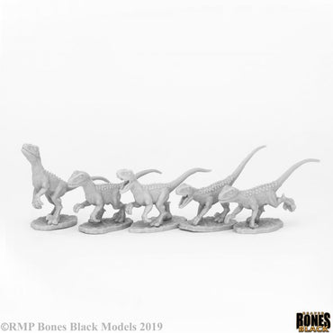 Reaper Miniatures Bones Black: Raptor Hunting Pack (5)