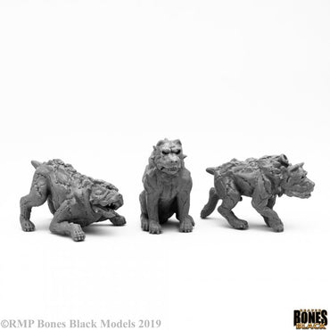 Reaper Bones Black: Hell Hounds (3)