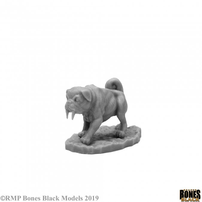 Reaper Bones Black: Sabertooth Pug