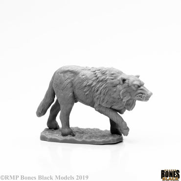 Reaper Bones Black: Winter Wolf