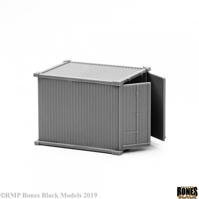 Reaper Bones Black: 10 ft Container