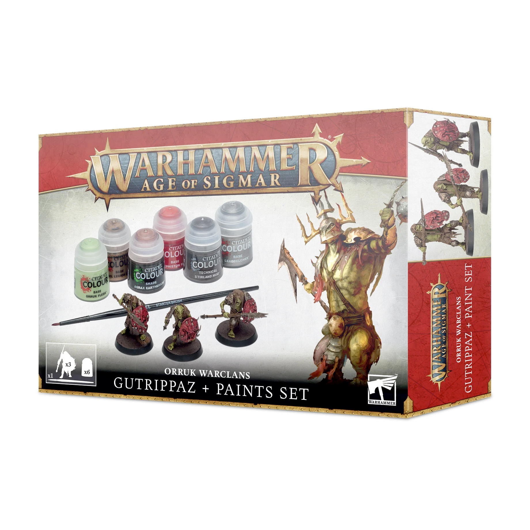 Warhammer Age of Sigmar: Orruks Paint Set