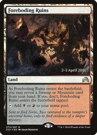 Foreboding Ruins [Shadows over Innistrad Promos]