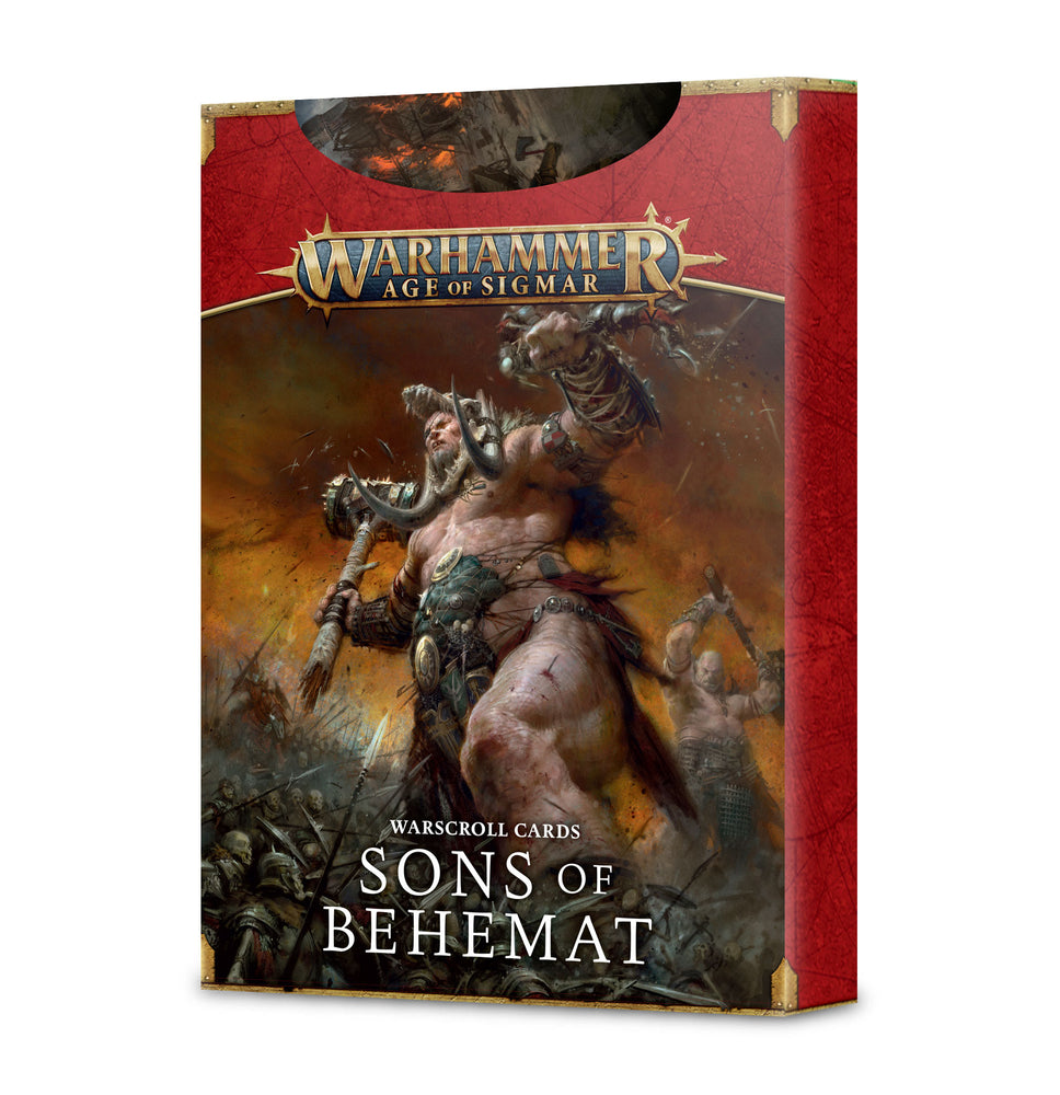 Warhammer Age of Sigmar: Sons of Behemat Warscroll Cards