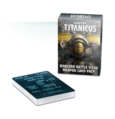 Adeptus Titanicus: Warlord Battle Titan Weapons Card Pack