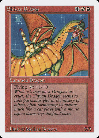 Shivan Dragon [Revised Edition]