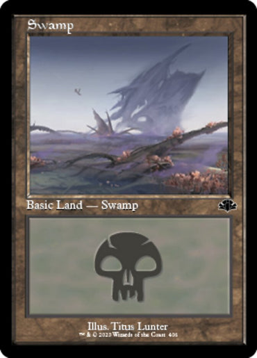 Swamp (406) (Retro) [Dominaria Remastered]