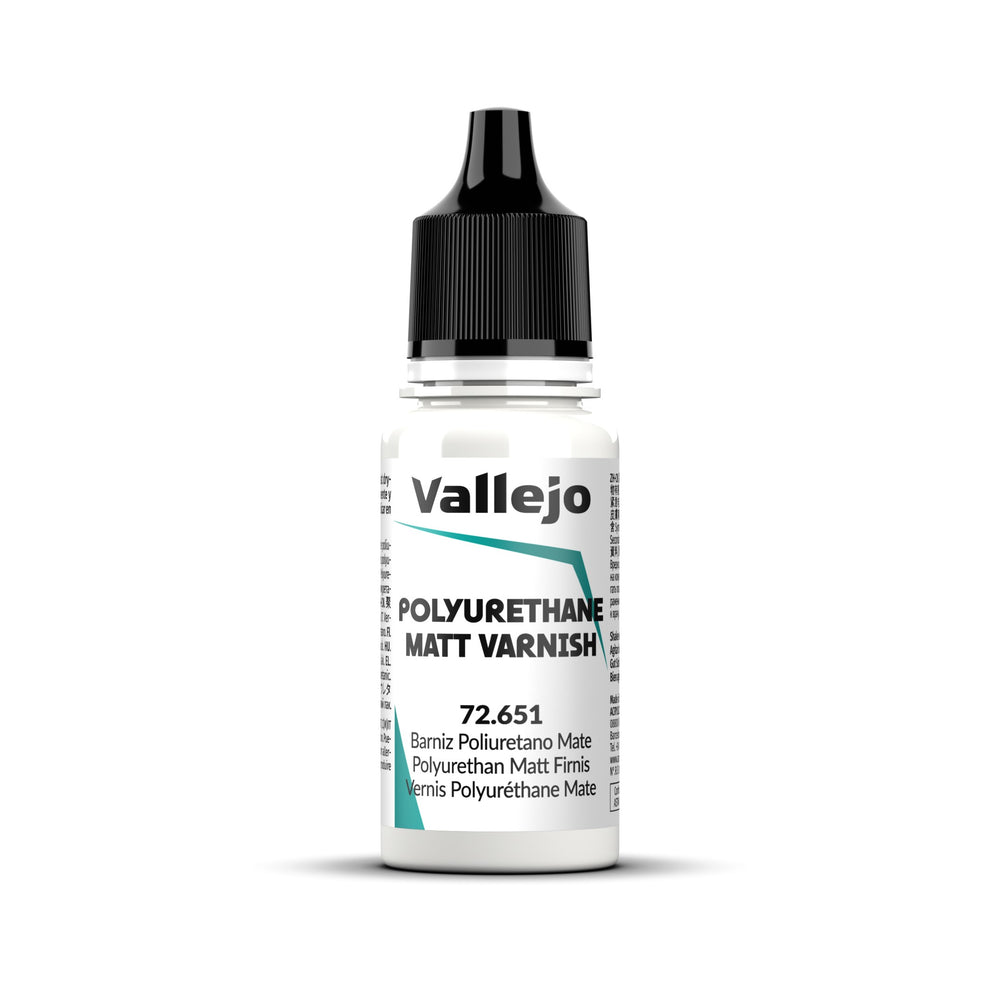 Vallejo: Auxillary: Polyurethane Matt Varnish 18ml