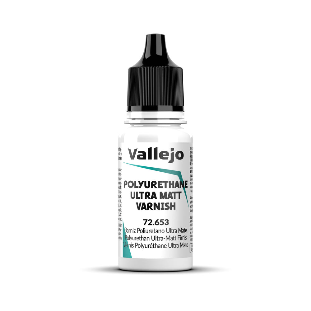 Vallejo: Auxillary: Polyurethane Ultra Matt Varnish 18ml