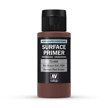 Vallejo: Surface Primer: Ger Red Brown 60 ml