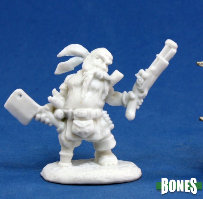 Reaper Bones: Gruff Grimecleaver, Dwarf