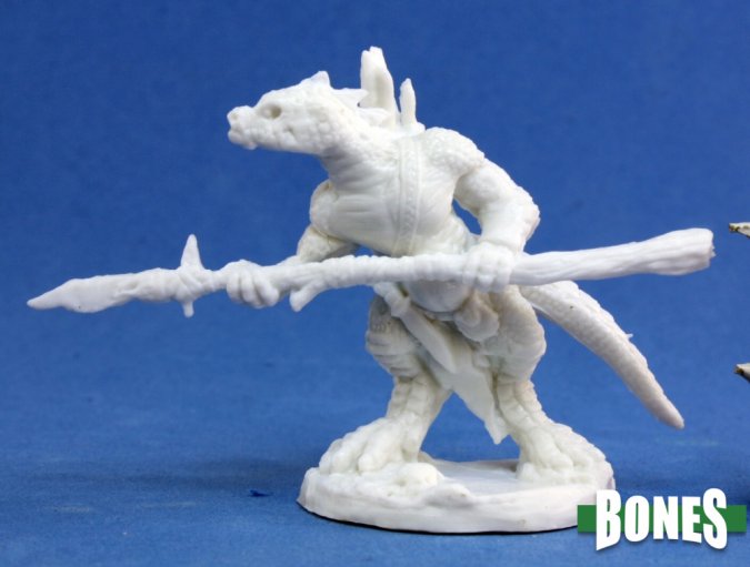 Reaper Bones: Lizardman Spearman