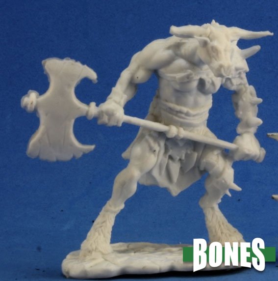 Reaper Bones: Bloodhoof Minotaur Barbarian