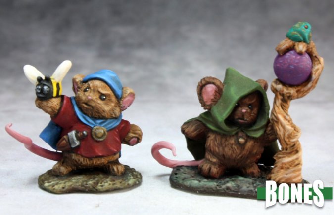 Reaper Bones: Mousling Druid and Beekeeper
