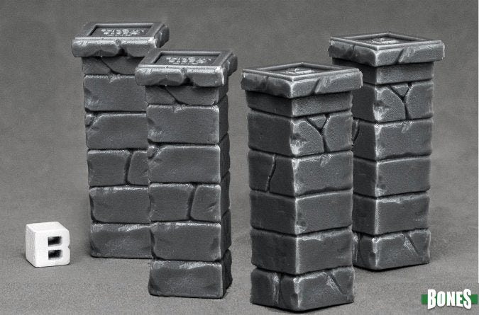 Reaper Bones: Graveyard Fence Posts (4)