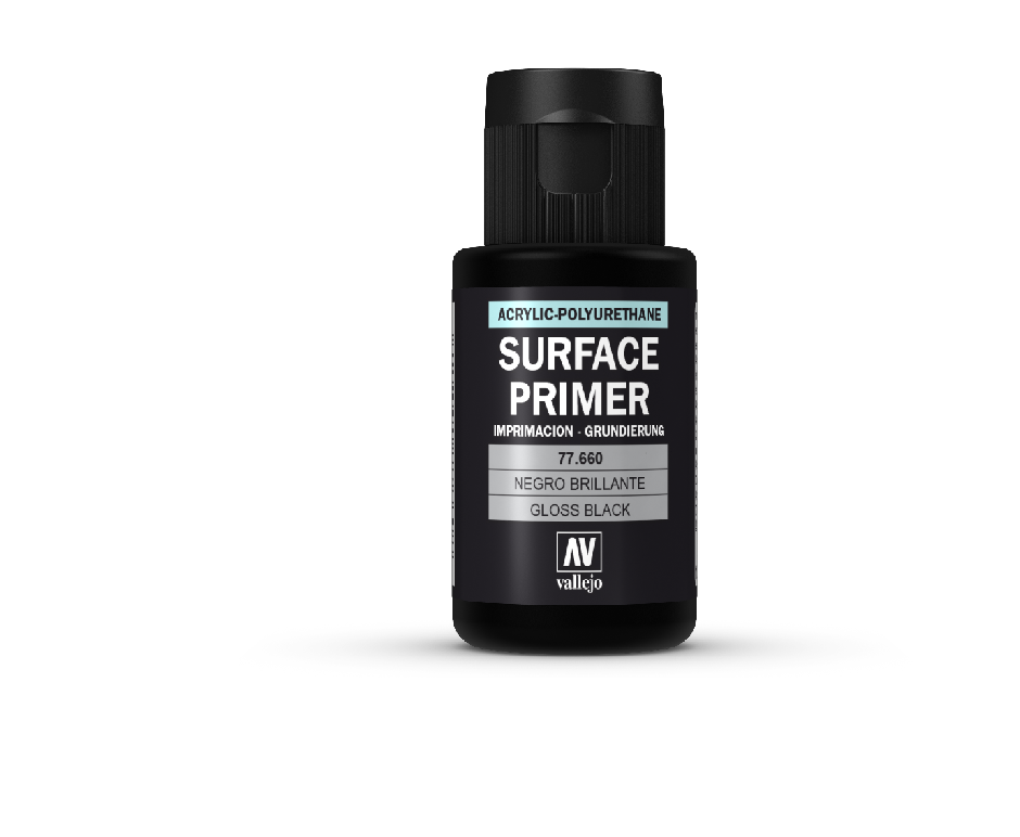 Vallejo: Surface Primer: Gloss Black 32ml