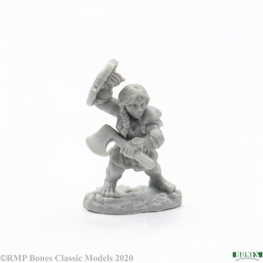 Reaper Bones: Dannin Deepaxe, Female Dwarf