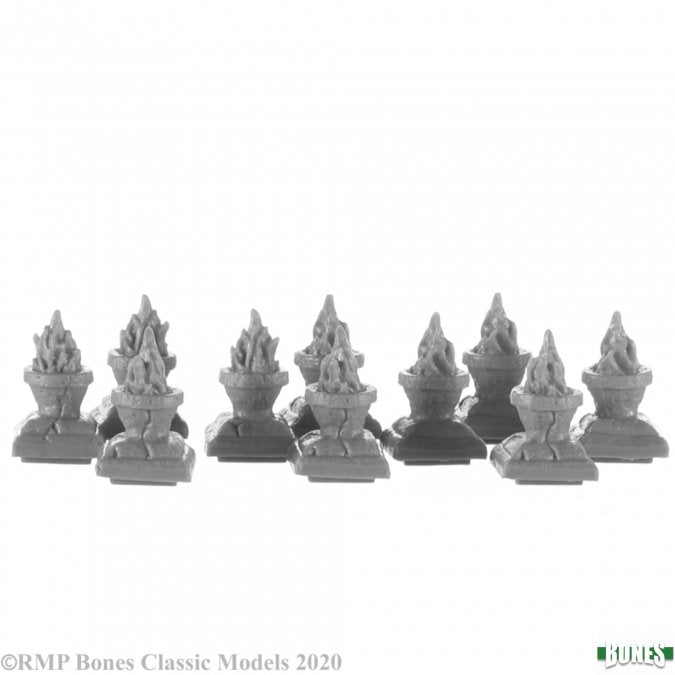 Reaper Bones: Brazier Pillar Tops (10)