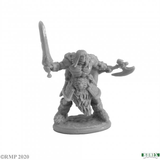 Reaper Bones: Ankoa Barbarian Hero