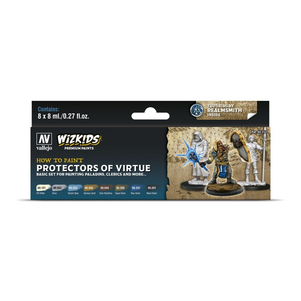 Wizkids Premium Paint Set by Vallejo: Protectors of Virtue