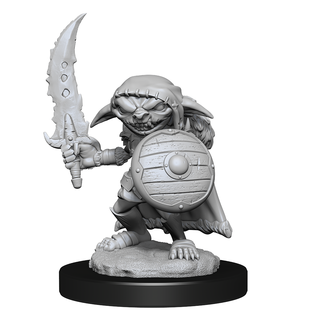 Pathfinder Deep Cuts Unpainted Miniatures Goblin Male Fighter