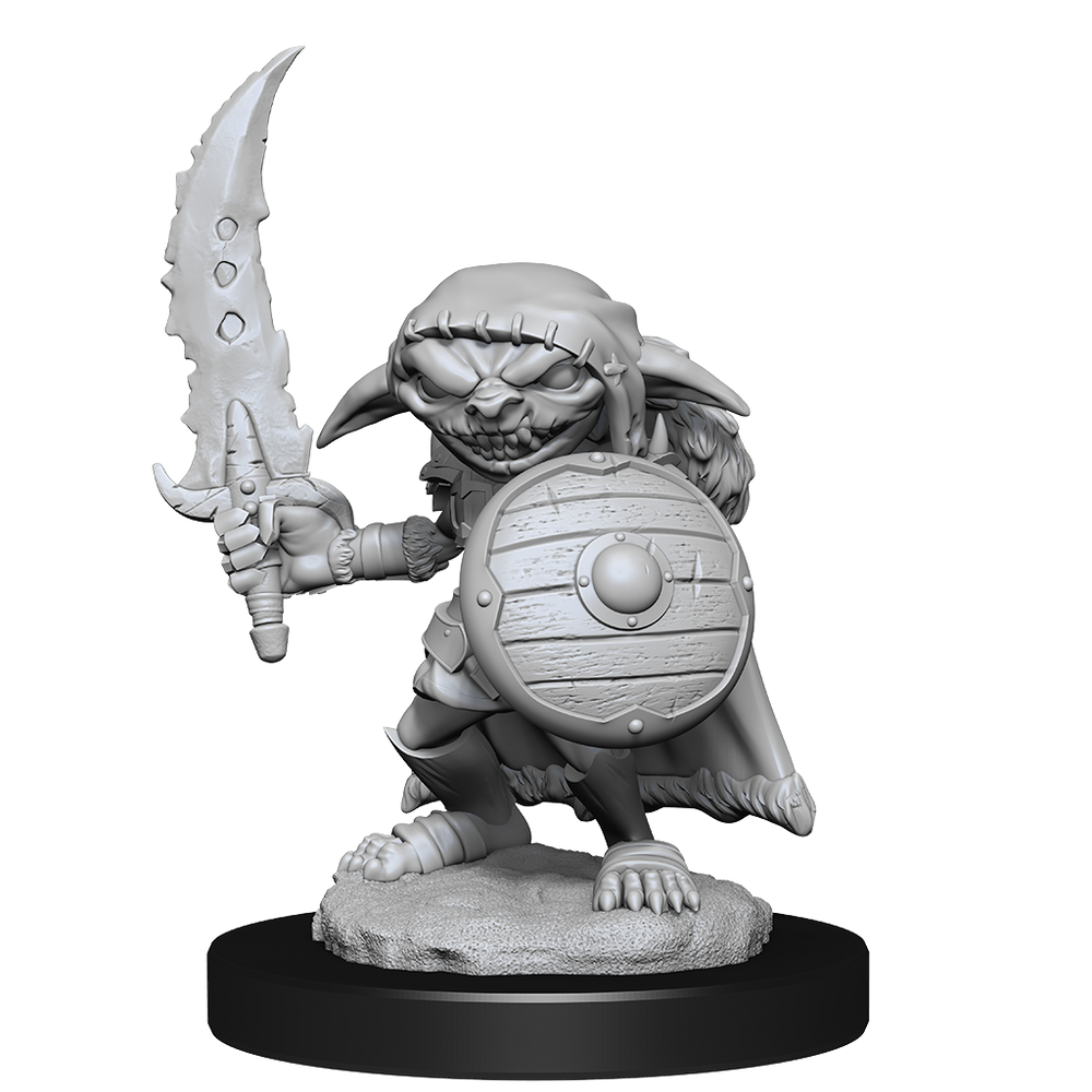 Pathfinder Deep Cuts Unpainted Miniatures Goblin Male Fighter