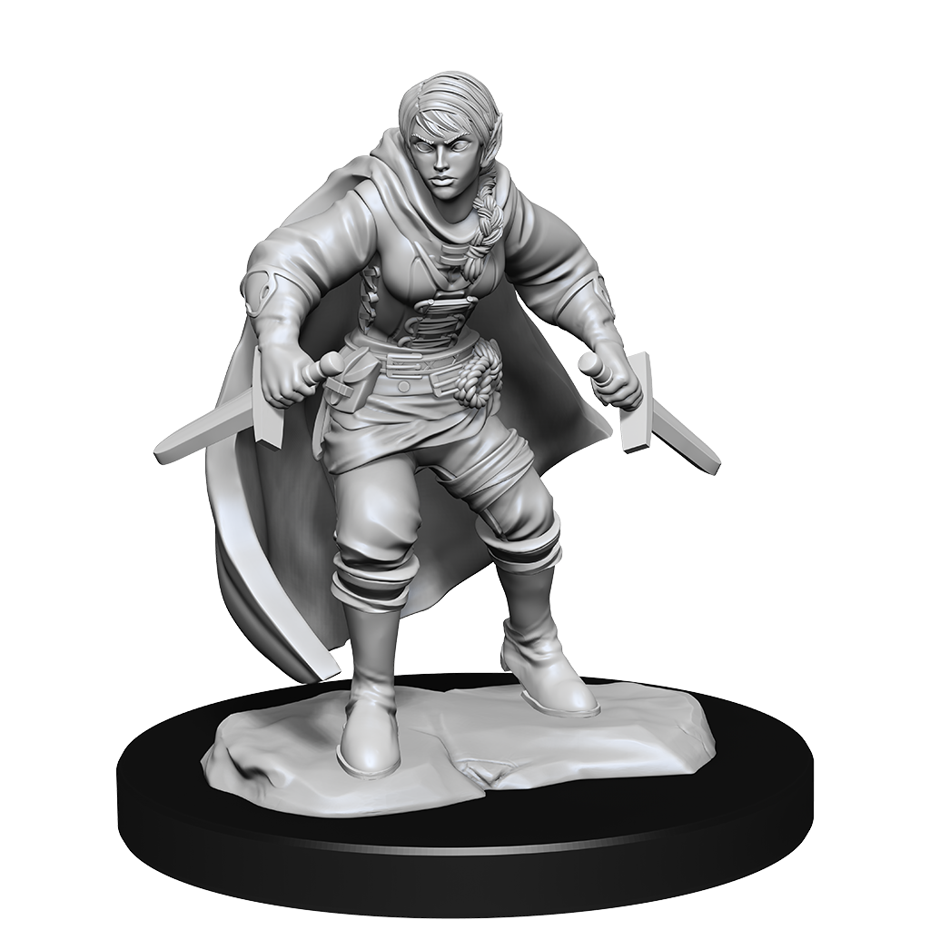 D&D Nolzurs Marvelous Unpainted Miniatures Half-Elf Rogue Female