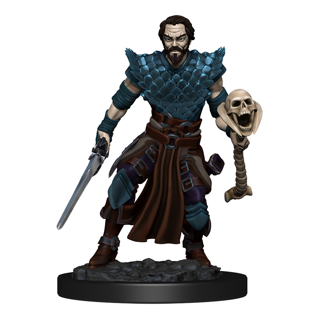 D&D Premium Painted Figures Human Warlock Male