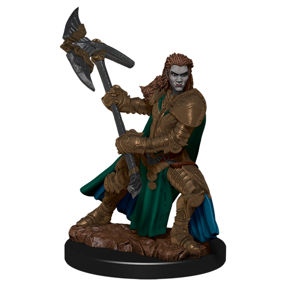 D&D Premium Painted Figures Half-Orc Fighter Female