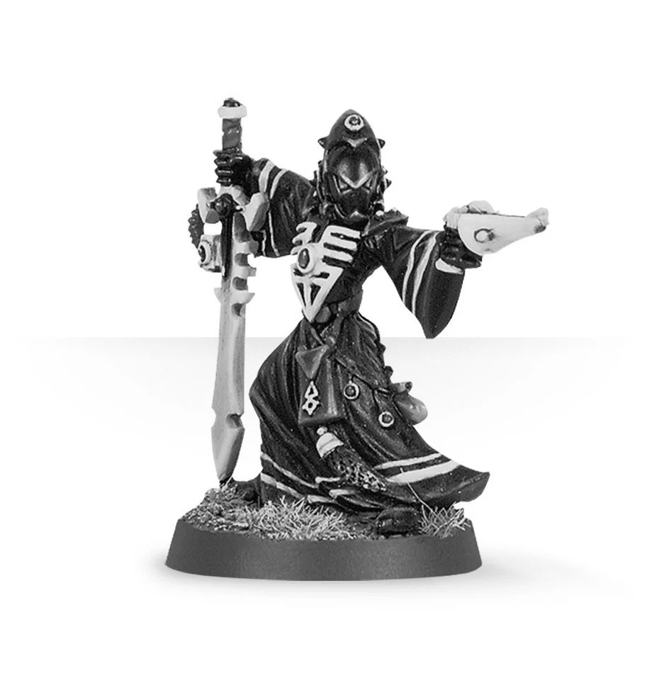 Warhammer 40000: Aeldari Warlock with Witch Blade & Shuriken Pistol