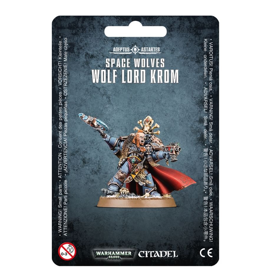 Warhammer 40000: Space Wolves Wolf Lord Krom