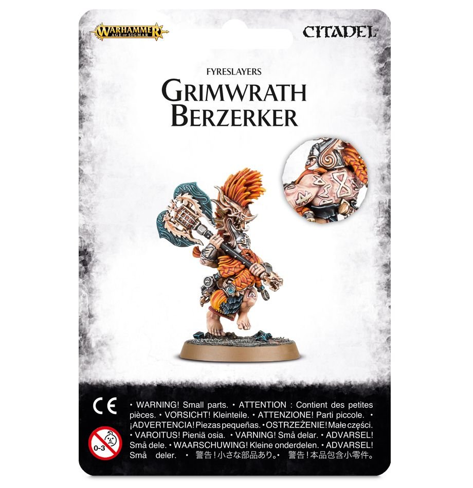 Warhammer Age of Sigmar: Fyreslayers Grimwrath Berzerker