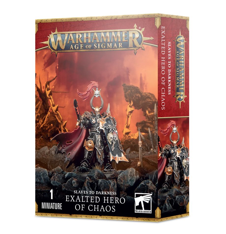 Warhammer Age of Sigmar: Slaves to Darkness Exalted Hero of Chaos