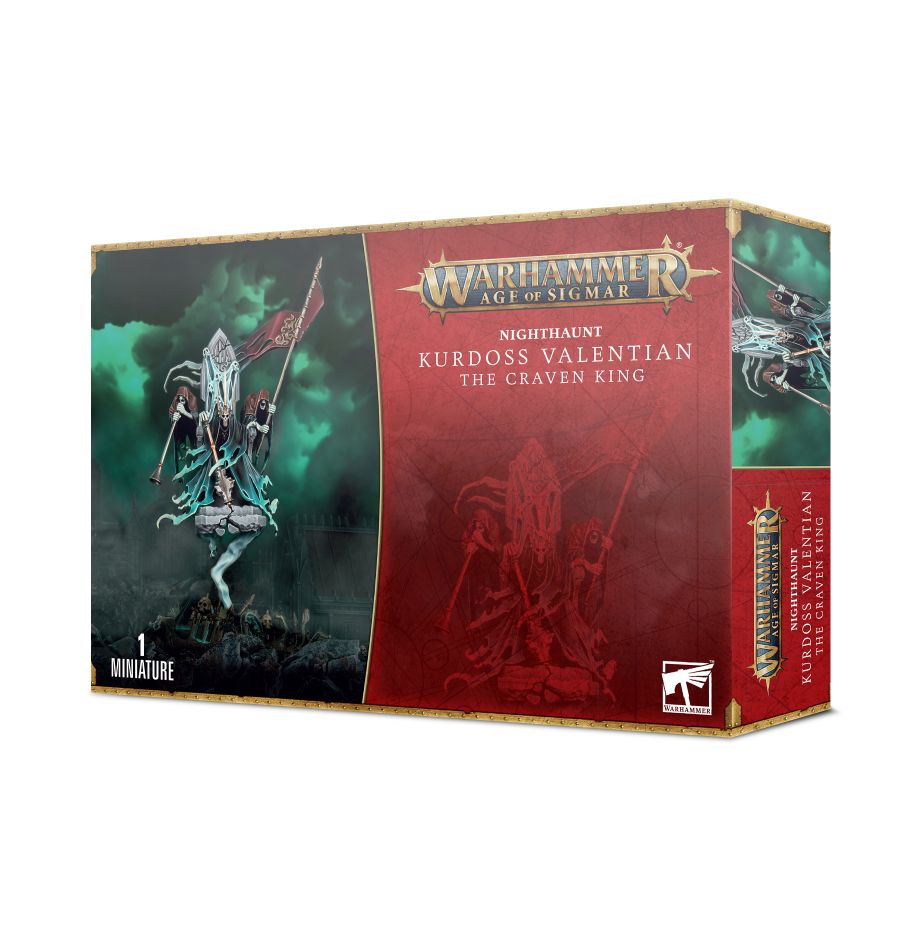 Warhammer Age of Sigmar: Nighthaunt Kurdoss Valentian The Craven King