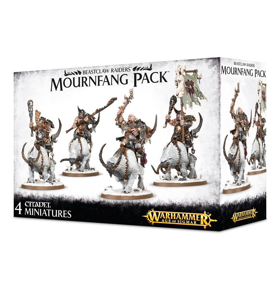 Warhammer Age of Sigmar: Ogor Mawtribes Mournfang Pack